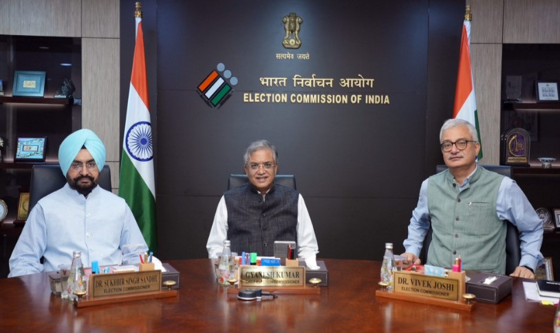 चुनाव आयोग और CPI प्रतिनिधिमंडल की बैठक